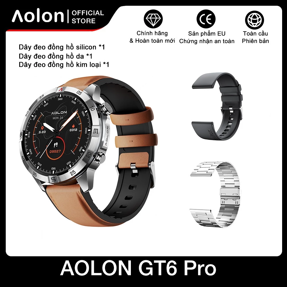 Aolon GT6 Pro Bạc - Dây thép bạc